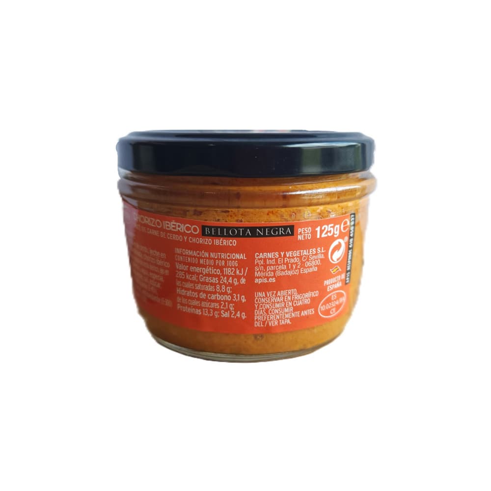 Paté de chorizo ibérico bellota negra Apis (125 g / 4.41 oz) - Miniatura 2