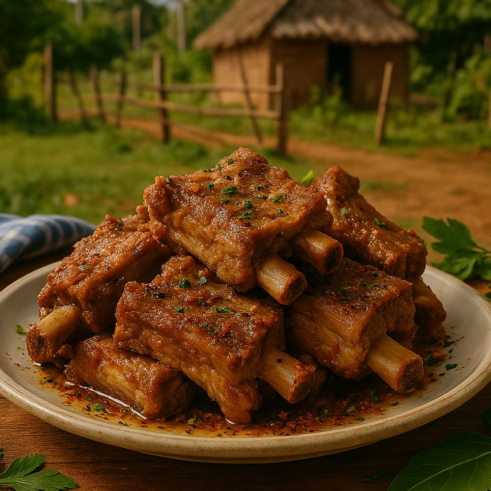 Costillas de cerdo con piel Jimm (1.0 kg / 2.2 lb) - Miniatura 3