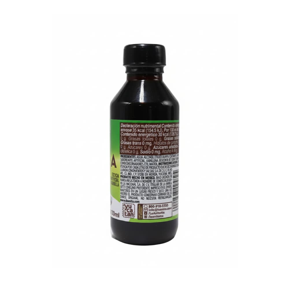 Saborizante artificial vainilla La Anita (120 ml / 4.06 fl oz) - Miniatura 4