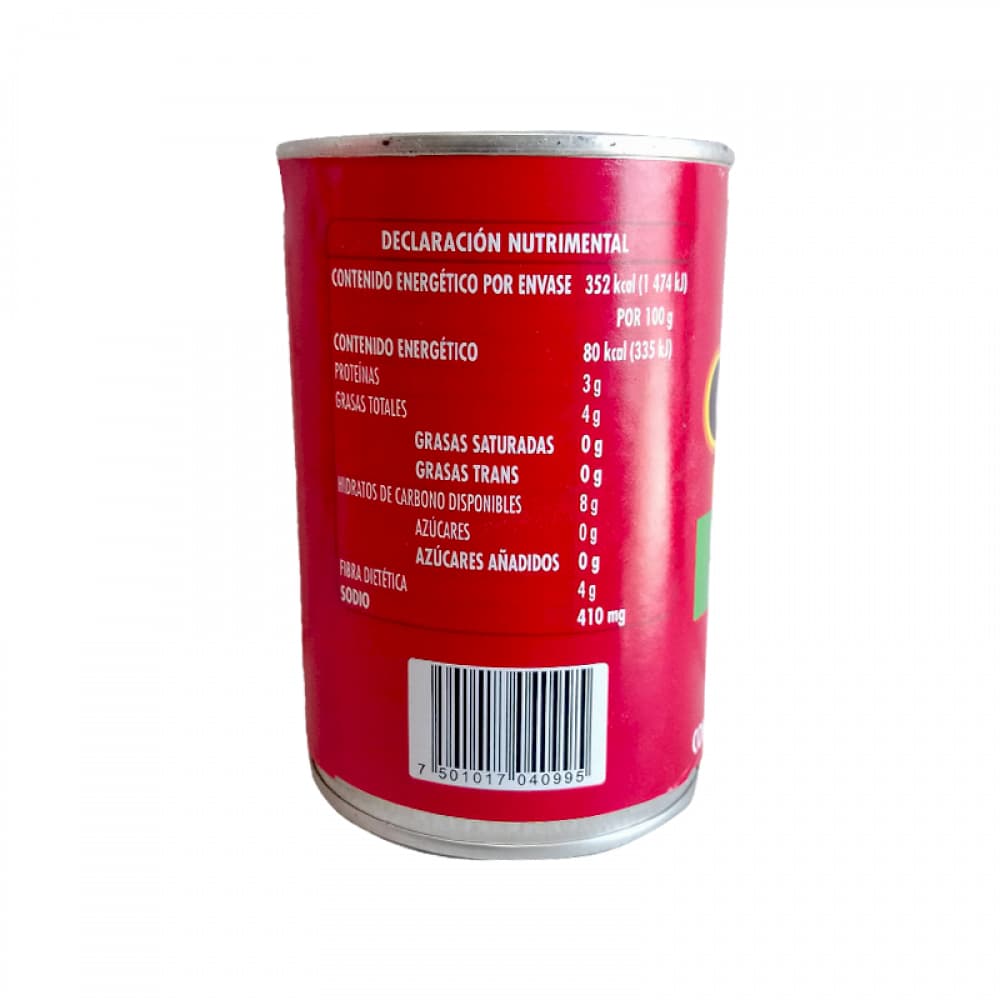 Frijoles negros refritos (440 g / 15.52 oz) - Miniatura 4