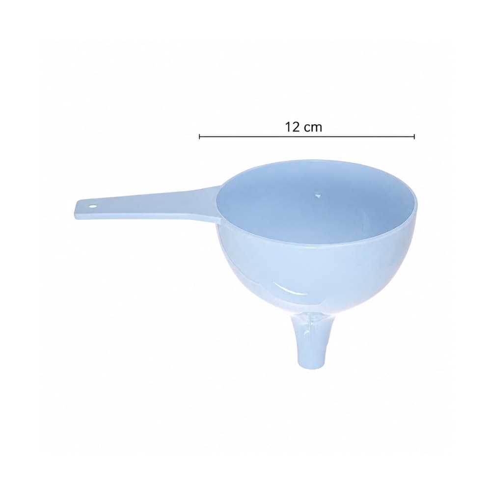 Embudo plástico con mango color azul de 12 cm Casa y Menaje - Miniatura 2