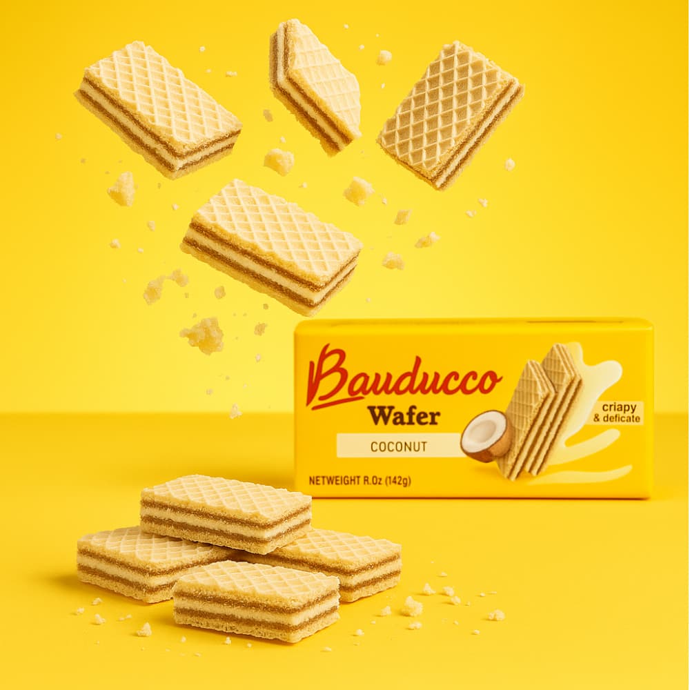 Sorbetos rellenos con crema sabor a coco Bauducco (142 g / 5 oz) - Miniatura 3