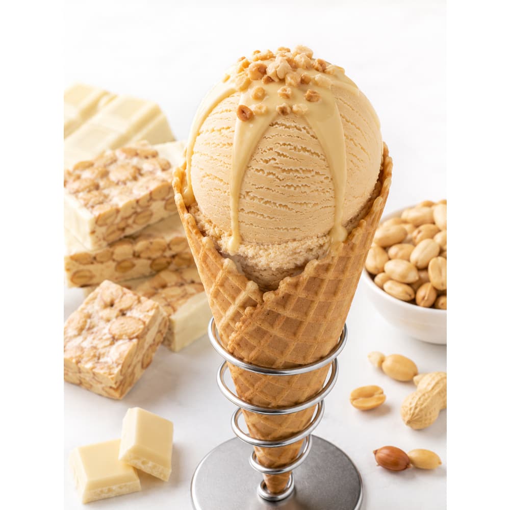Helado de turrón de maní con chocolate blanco Alask (4 L) - Miniatura 4
