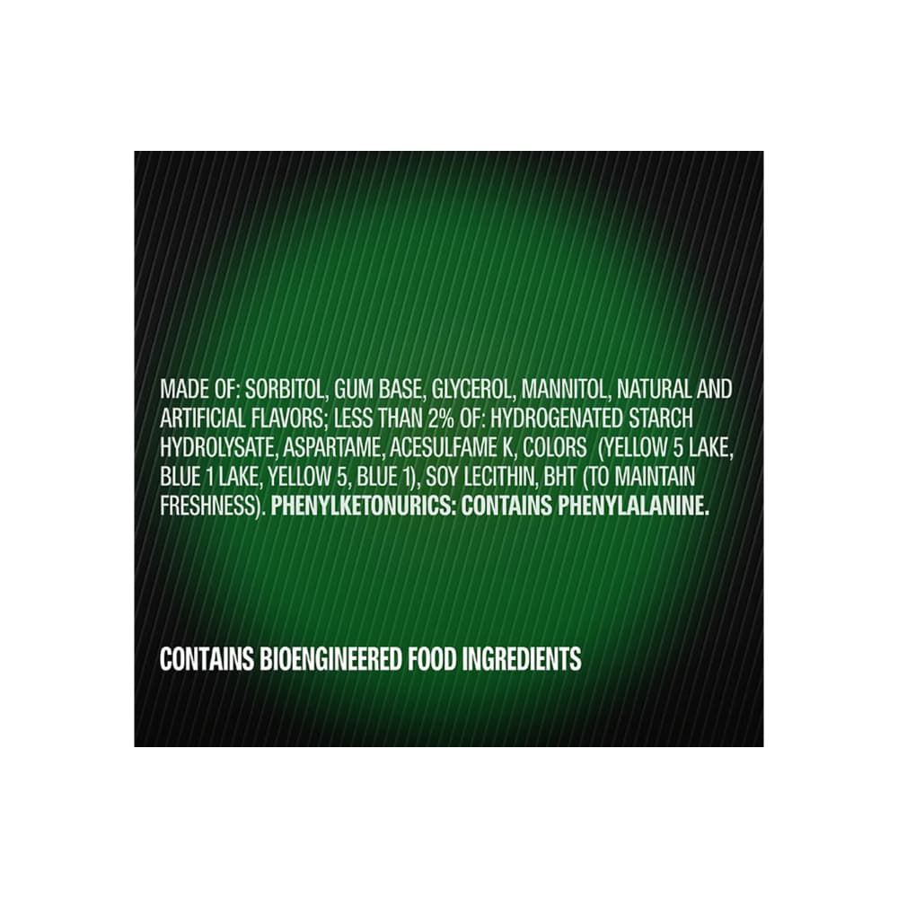 Paquete de chiclet sin azúcar 5 Gum Spearmint Rain (15 U) - Miniatura 2