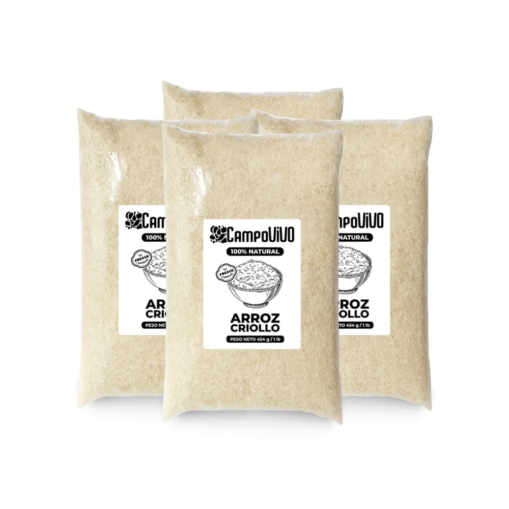Arroz criollo Campo Vivo (4 x 454 g / 1 lb) - Imagen 1