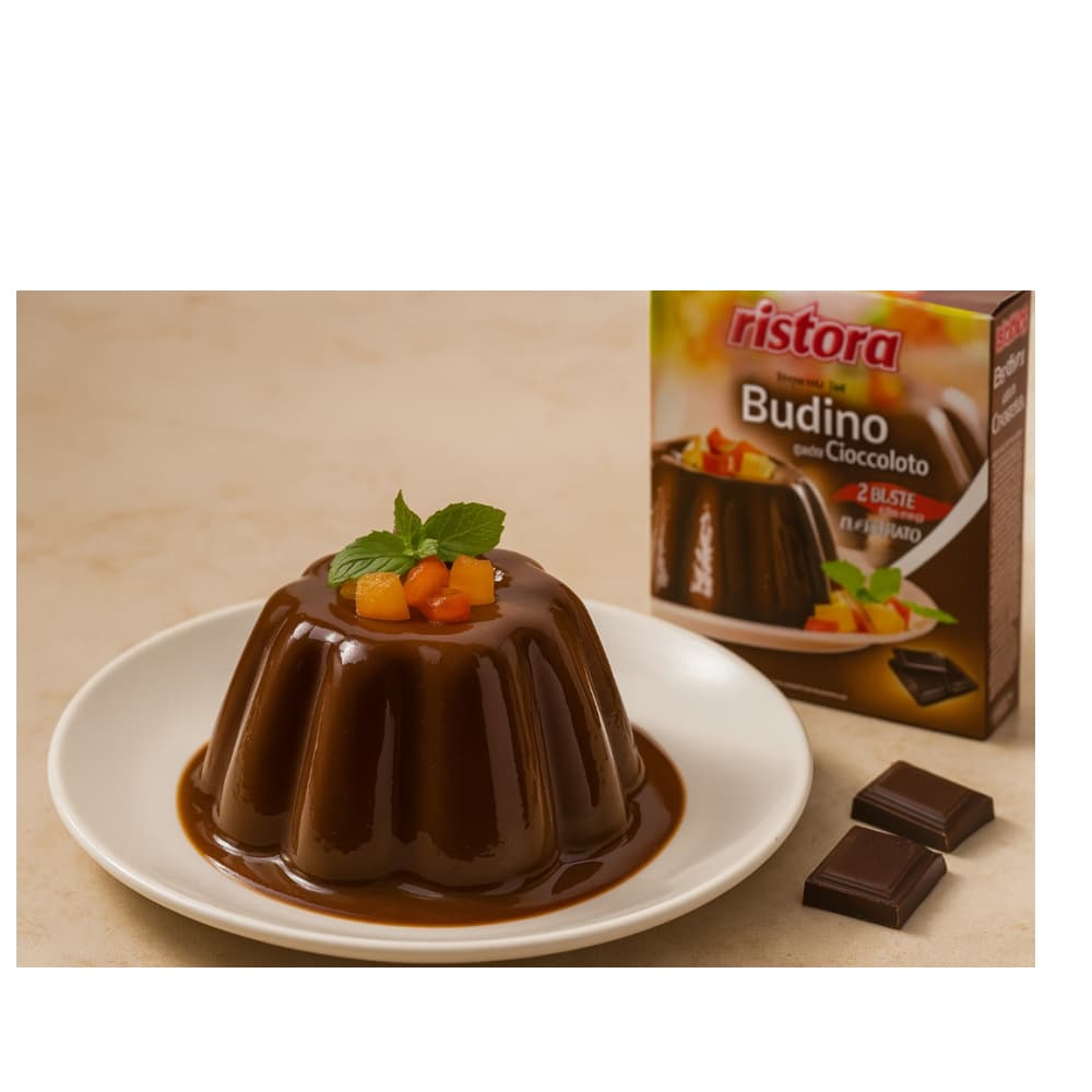 Flan sabor chocolate Ristora (180 g / 6.35 oz) - Miniatura 2