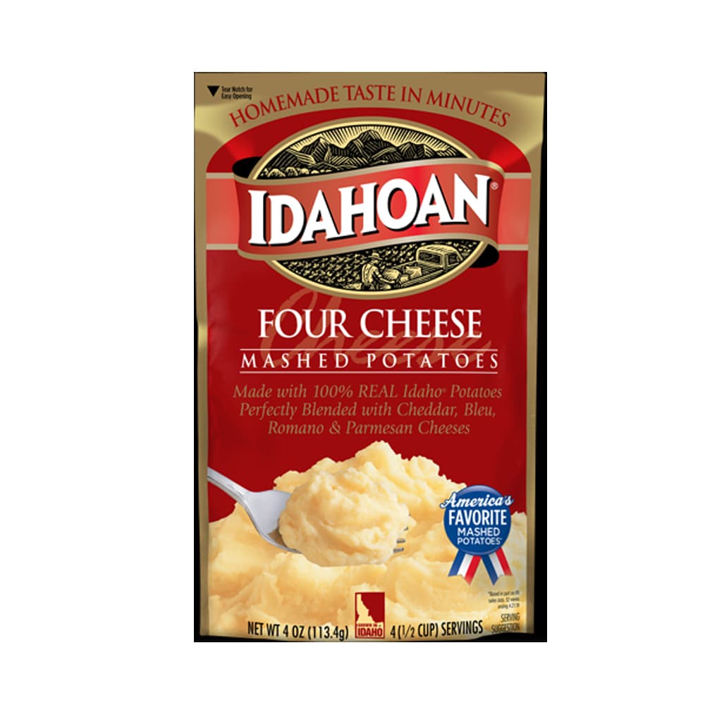 Puré de papa con cuatro quesos Idahoan (113.4 g / 4 oz) - Imagen 1