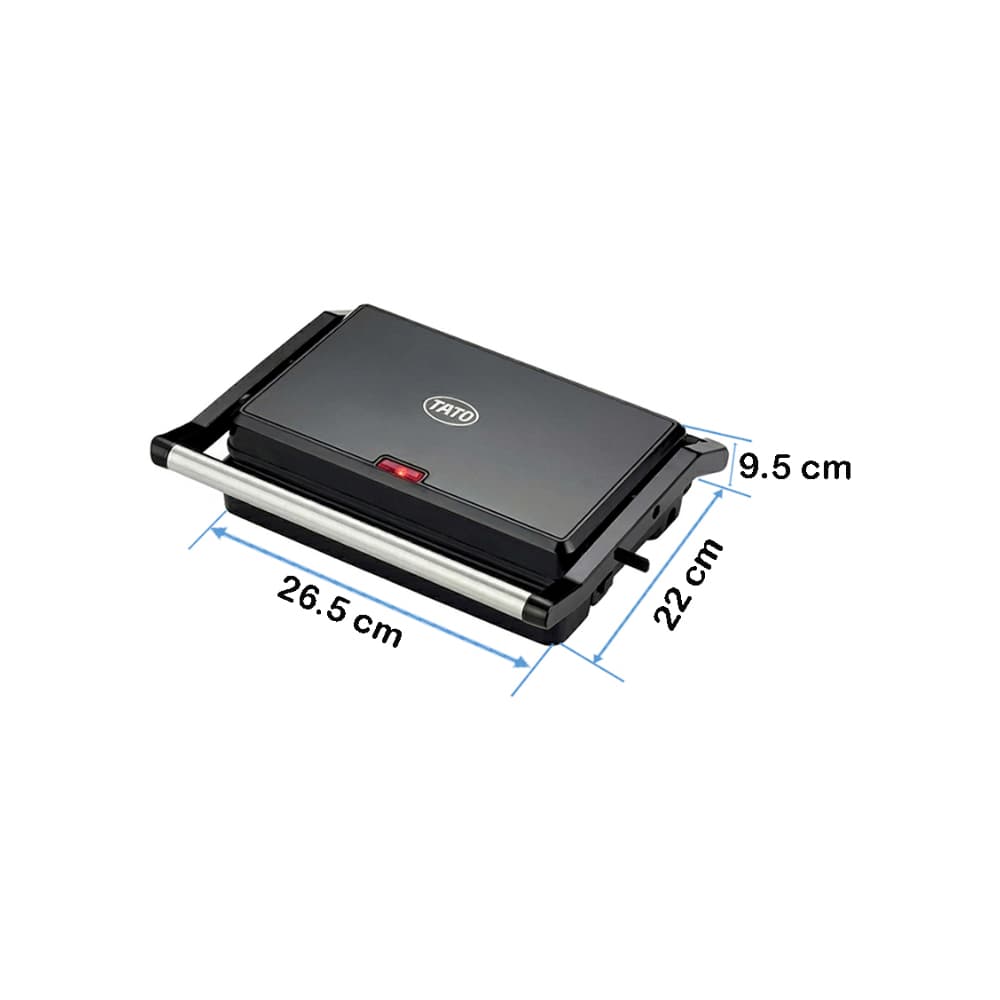 Parrilla asador antiadherente de color negro TATO H803 - Miniatura 4