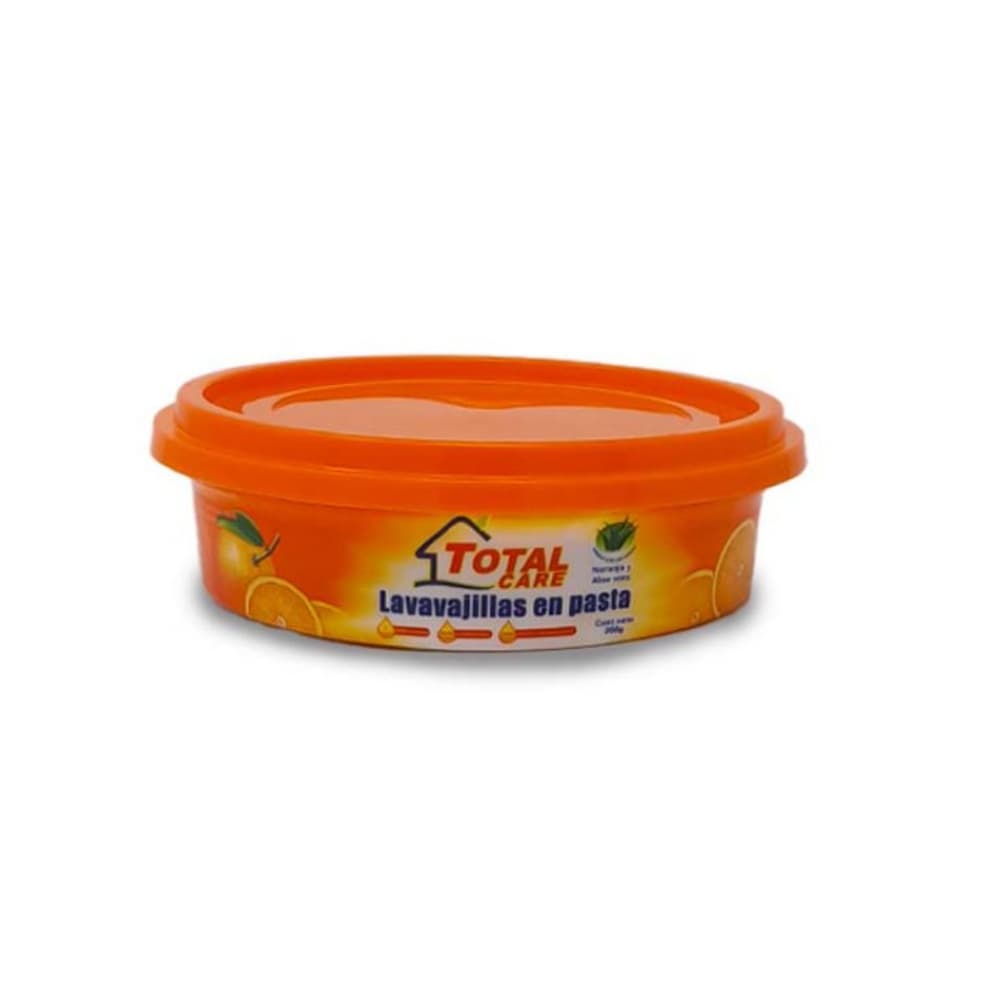 Lavavajillas en pasta con fragancia a naranja y aloe vera Total Care (200 g / 7.05 oz) - Imagen 1