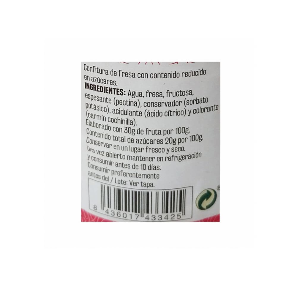 Confitura de fresa light Vima Foods (310 g / 10.93 oz) - Miniatura 3