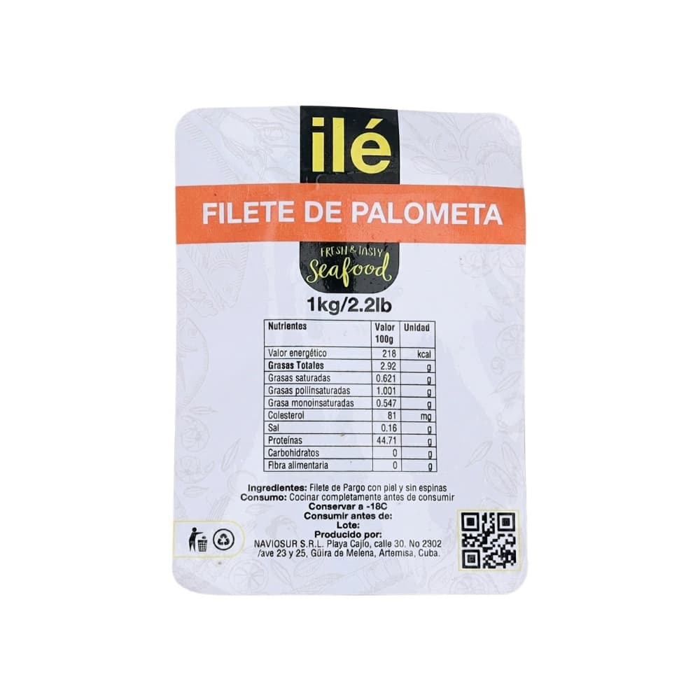 Filete de pescado palometa Ilé (1 kg / 2.2 lb) - Miniatura 3