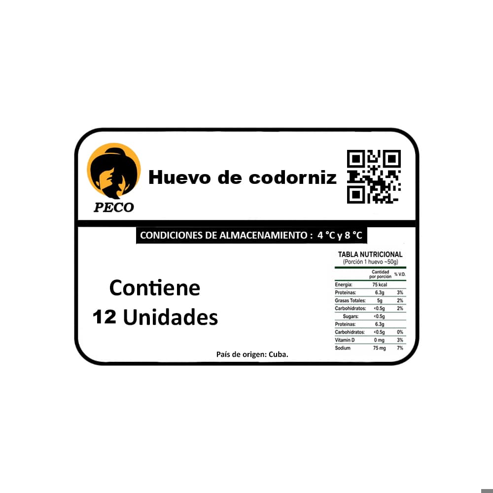 Huevo de codorniz Peco (12 U) - Miniatura 3