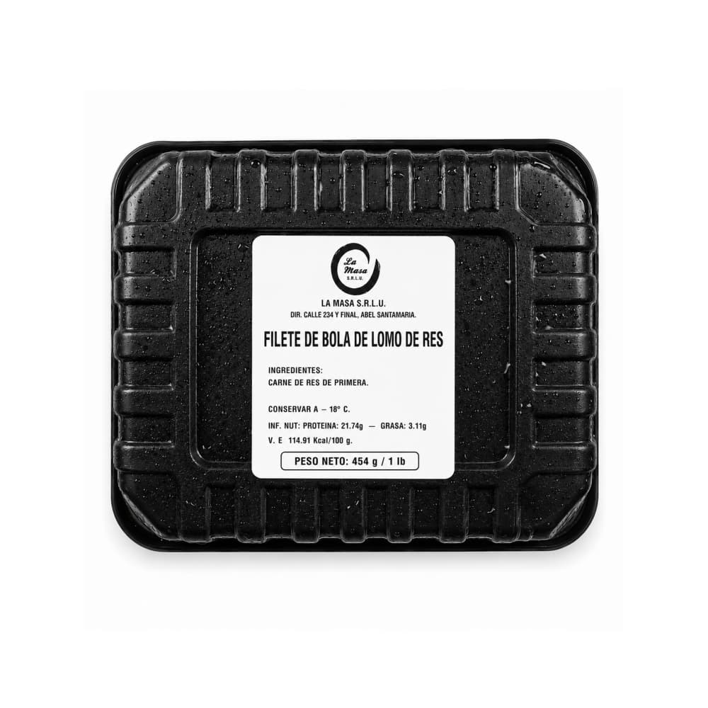 Filete de bola de lomo de res La Masa (454 g / 1 lb) - Miniatura 3