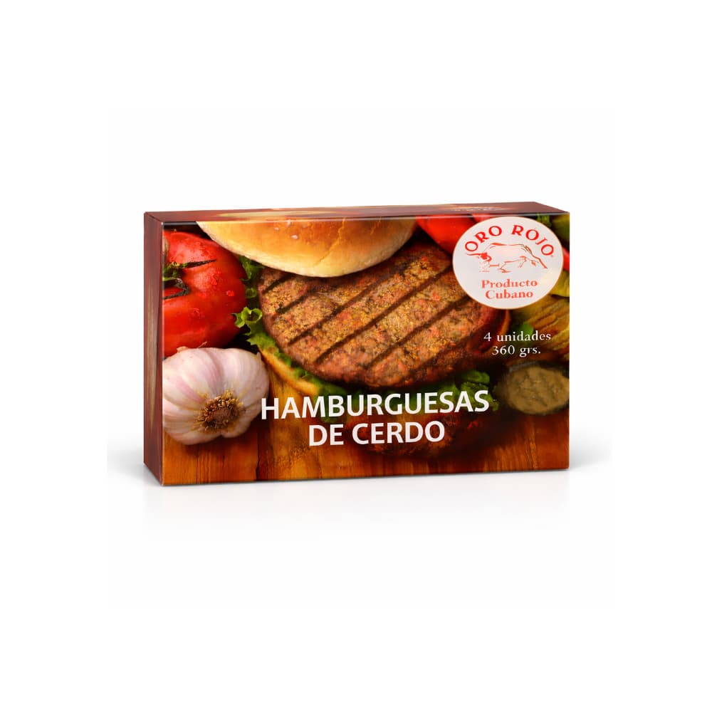 Hamburguesas de cerdo Oro Rojo (4 x 90 g / 3.17 oz) - Miniatura 2
