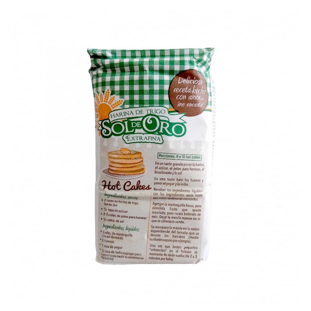 Harina de trigo Sol de Oro (1 kg / 2.2 lb) - Miniatura 3
