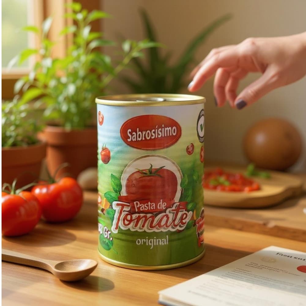 Pasta de tomate sabor original Sabrosísimo (400 g / 14.1 oz) - Miniatura 2