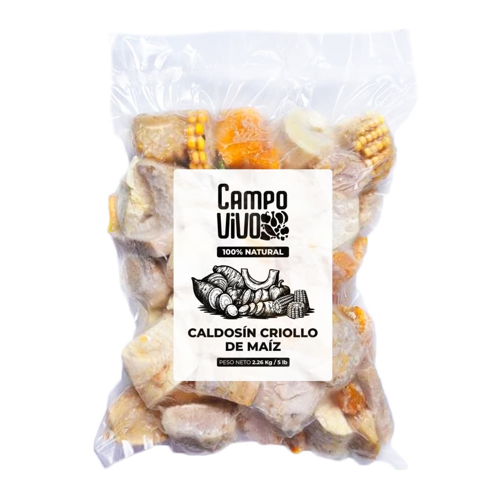 Caldosín criollo de maíz Campo Vivo (2.26 kg / 5 lb) - Imagen 1