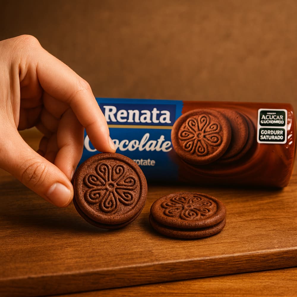 Galletas de chocolate con relleno sabor chocolate Renata (3 x 112 g / 3.9 oz) - Miniatura 5