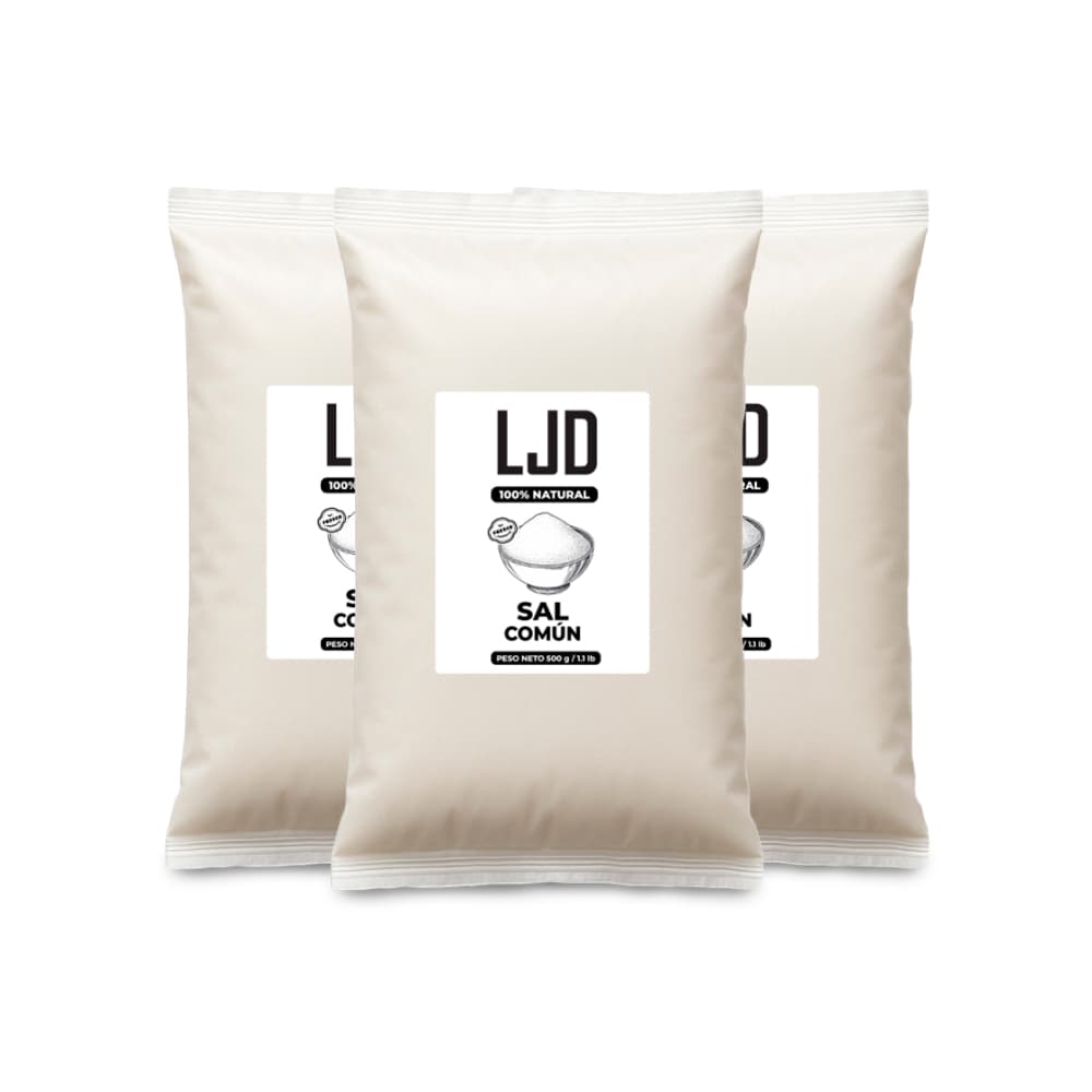 Sal común LJD (3 x 500 g / 1.1 lb) - Miniatura 1