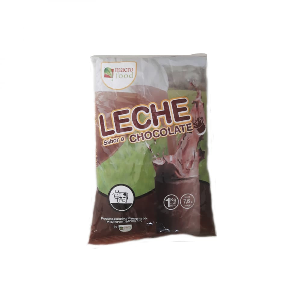 Leche sabor a chocolate Macro Food (1 kg / 2.2 lb) - Miniatura 2