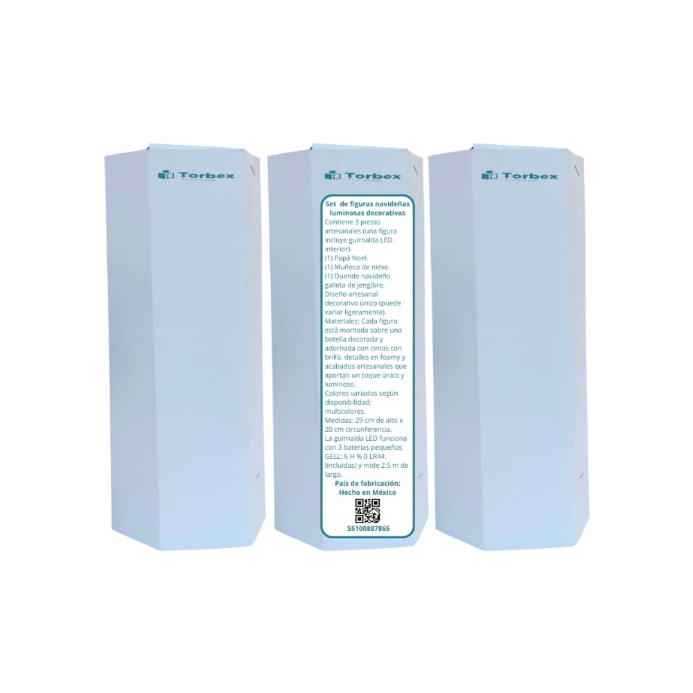 Set de figuras navideñas luminosas decorativas Torbex - Miniatura 4