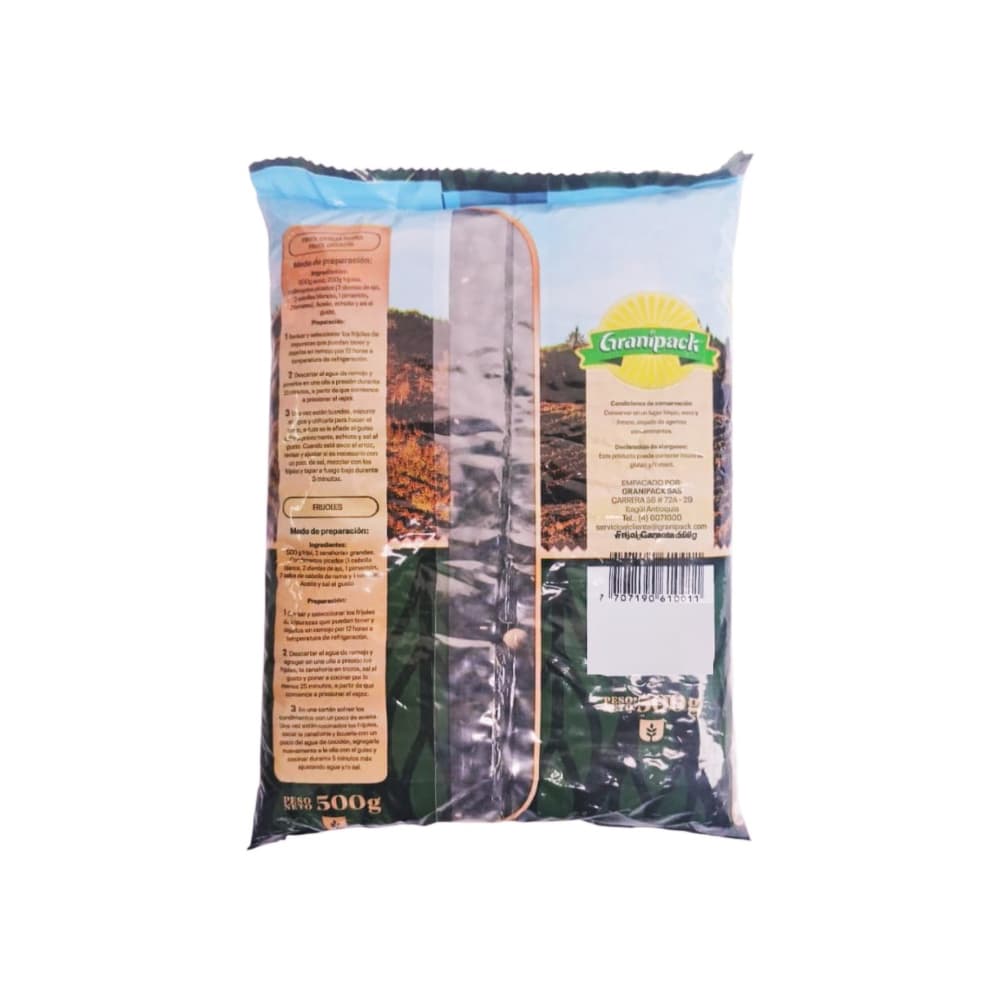 Frijoles negros Granipack (500 g / 1.1 lb) - Miniatura 2