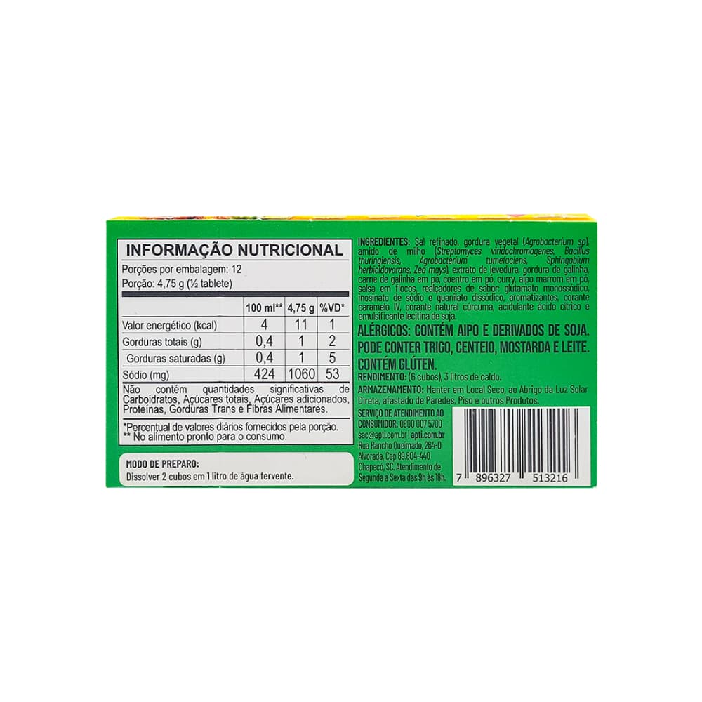 Caldo sabor gallina (3 x 57 g / 2.01 oz) - Miniatura 3