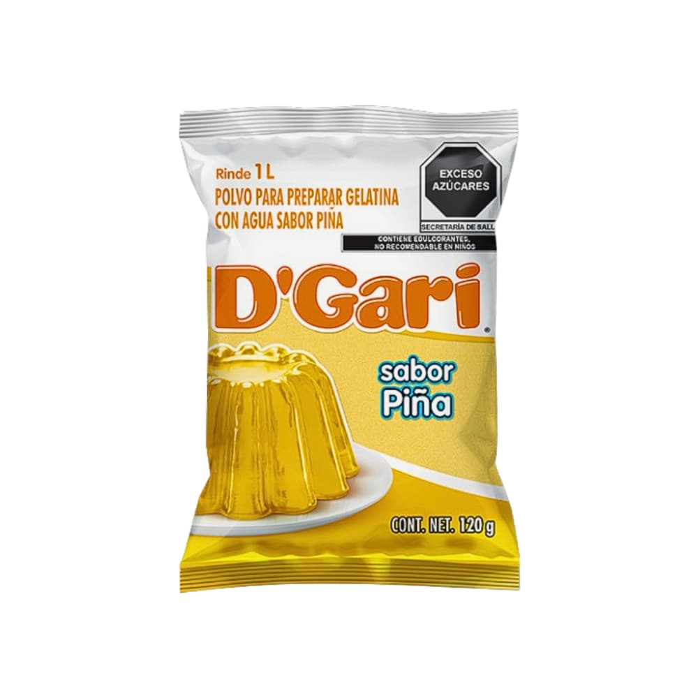 Gelatina de sabor piña D'Gari (120 g / 4.23 oz) - Miniatura 5