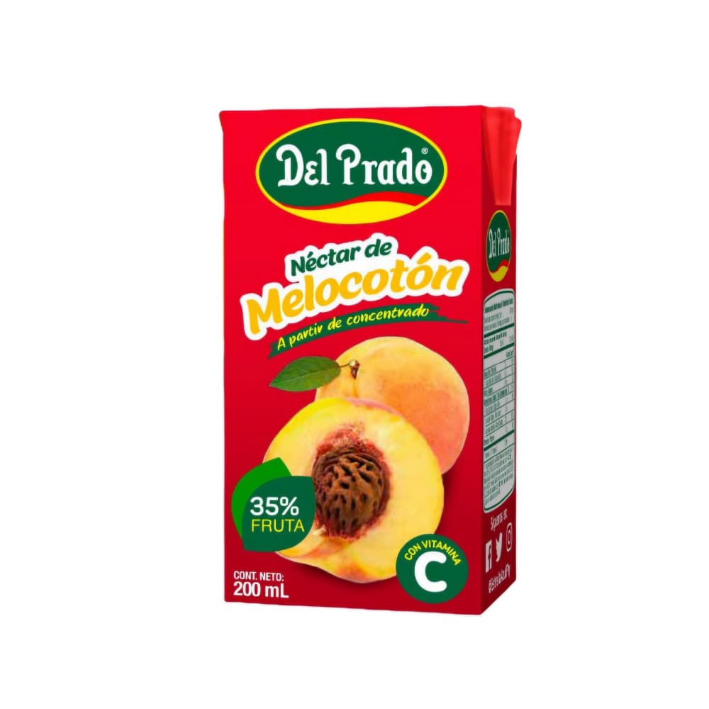 Néctar de melocotón Del Prado (6 x 200 ml) - Miniatura 2