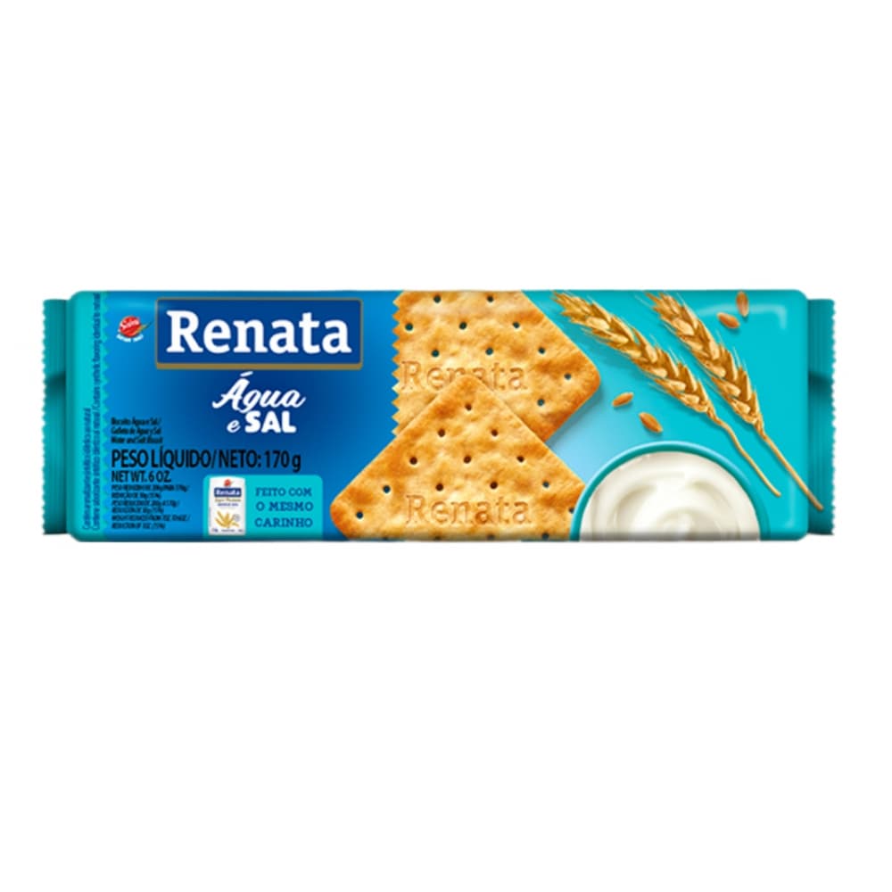 Galleta con agua y sal Renata (170 g / 6 oz) - Imagen 1