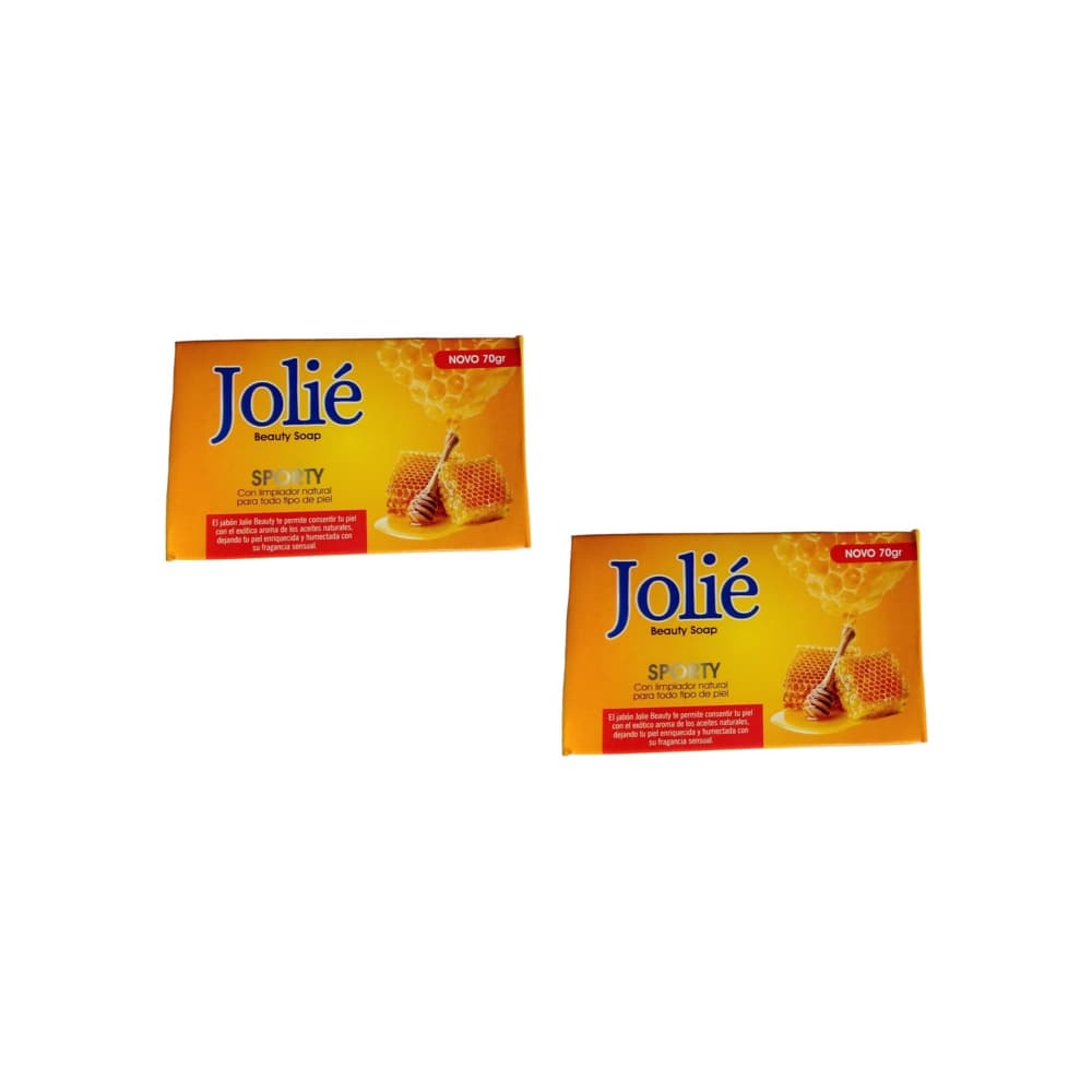 Jabón de Belleza Jolie Deportivo (2 x 70 g / 2.46 oz). - Imagen 1