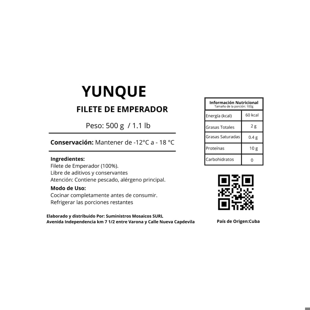 Filete de Emperador Yunque (500 g / 1.1 lb) - Miniatura 3