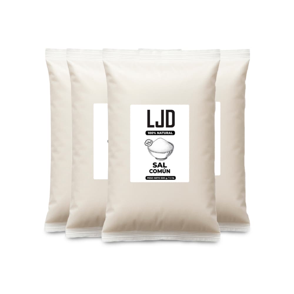 Sal común LJD (4 x 500 g / 1.1 lb) - Miniatura 1
