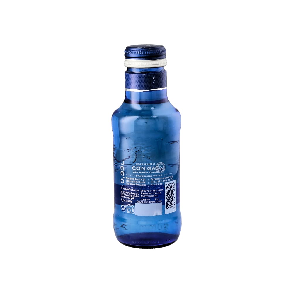 Agua con gas de botella Solán de Cabras (330 ml) - Miniatura 2