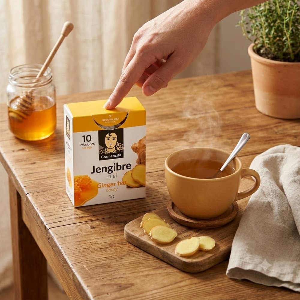 Infusión de jengibre con miel Carmencita (15 g) - Miniatura 4