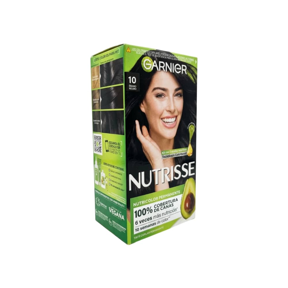 Tinte No.10 ébano negro Nutrisse Garnier - Miniatura 1