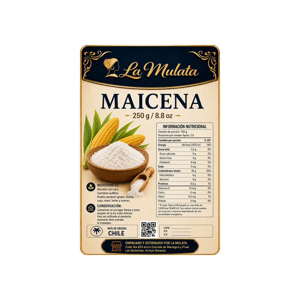 Maicena La Mulata (250 g / 8.8 oz) - Miniatura 2