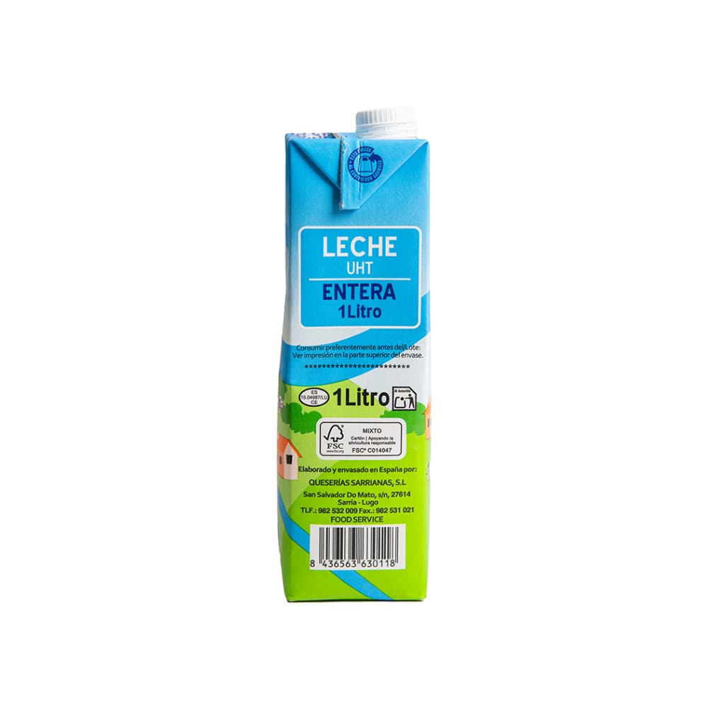 Leche UHT entera Granja Riosol (1 L) - Miniatura 2