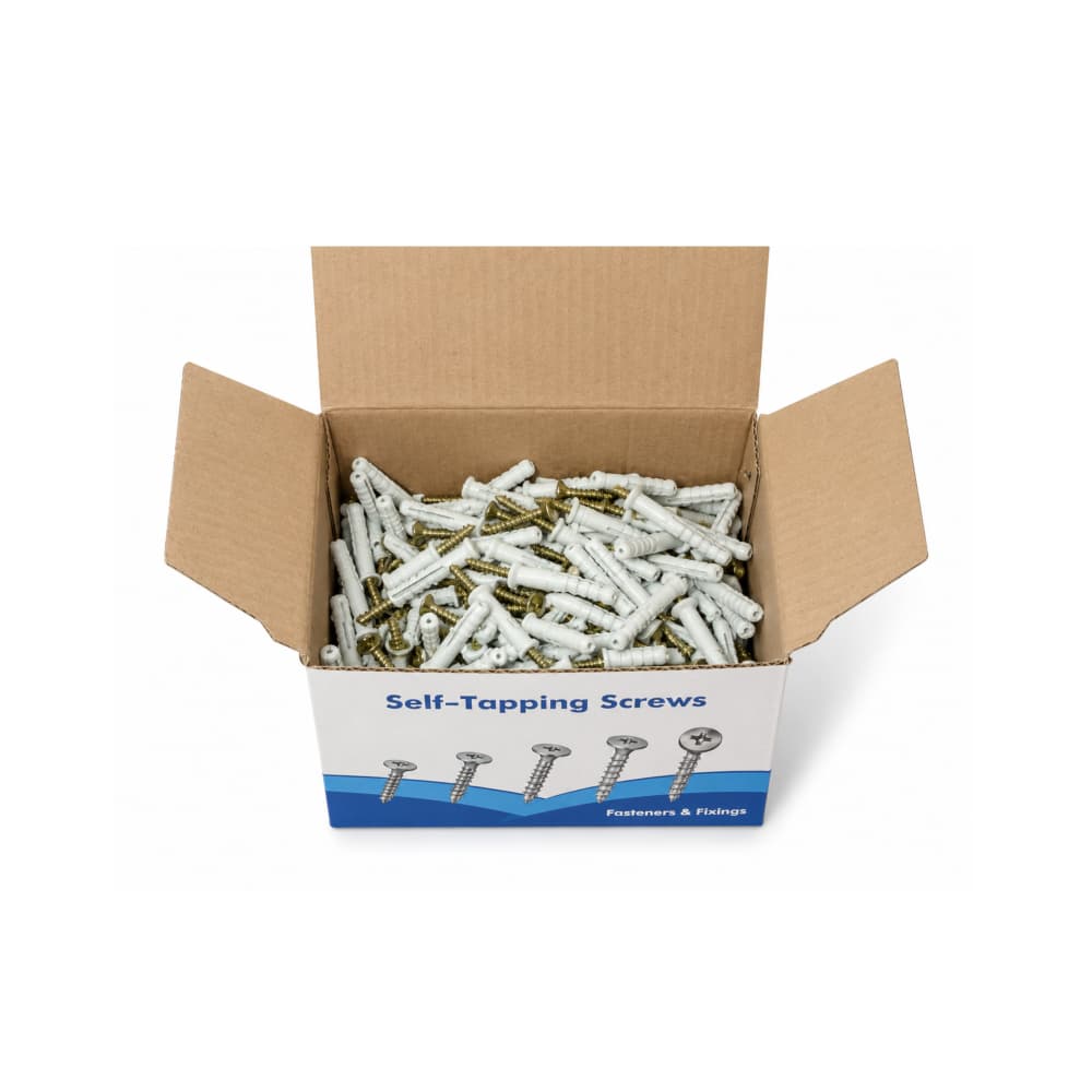 Juego de tornillos con tacos plásticos para pared PDL LMC (1 kg / 2.2 lb) - Miniatura 1