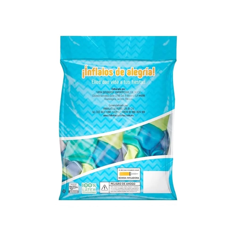 Paquete de globos macarrón Blogos Surtido (50 U) - Miniatura 4