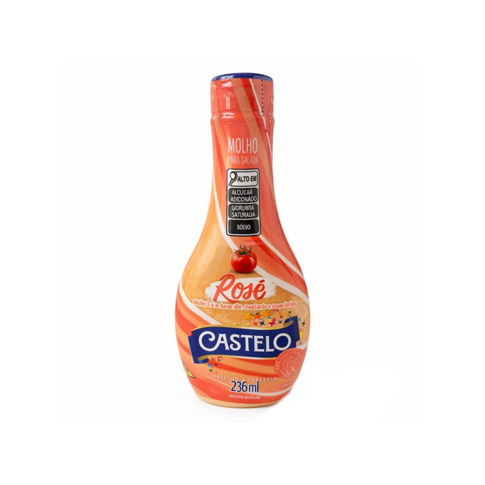 Salsa para ensalada rosé Castelo (236 ml) - Miniatura 1