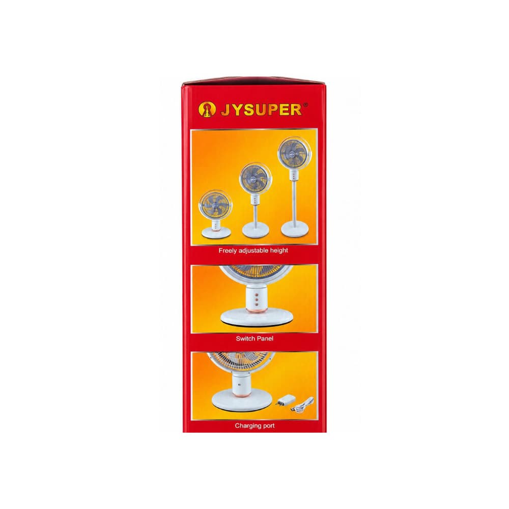 Ventilador recargable 3 en 1 color blanco 12 pulgadas Jysuper JY-2219 - Miniatura 4