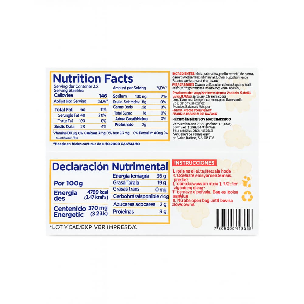 Palomitas de maíz sabor extra mantequilla Movie Pop (90 g / 3.17 oz) - Miniatura 3