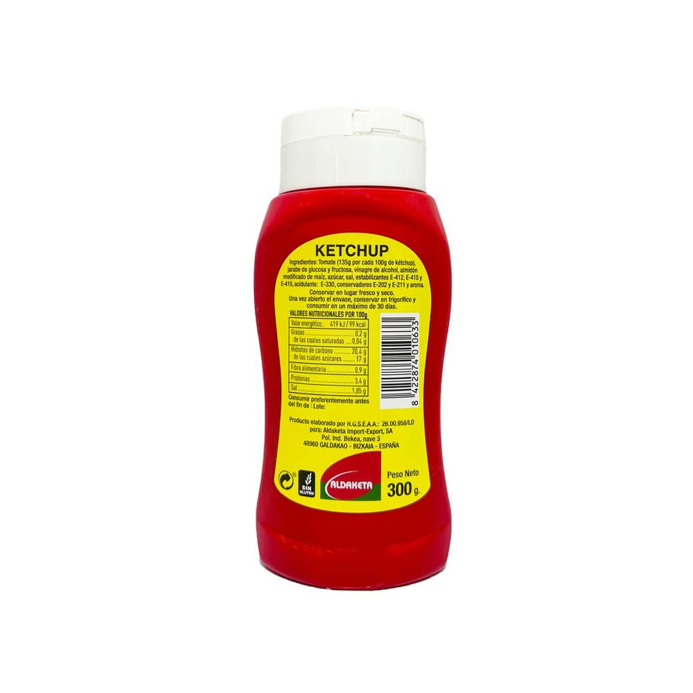 Ketchup Aldaketa (300 g / 10.58 oz) - Miniatura 3