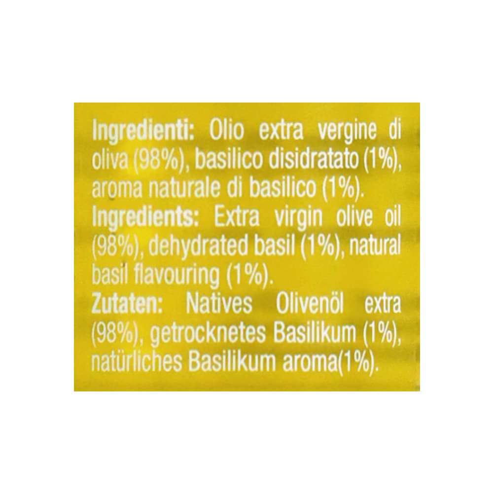 Aceite de oliva extra virgen aromatizado con albahaca Dante (250 ml) - Miniatura 3