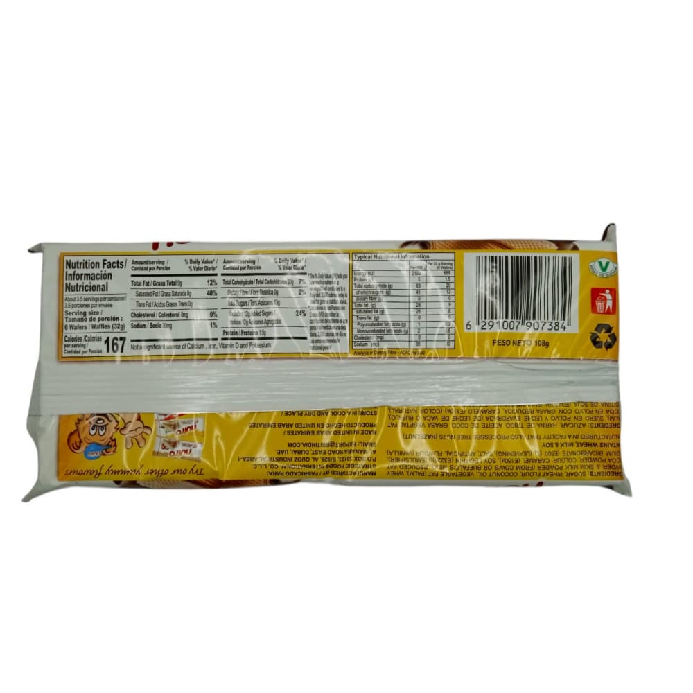 Sorbetos rellenos con crema sabor chocolate Nutro (108 g / 3.80 oz) - Miniatura 2