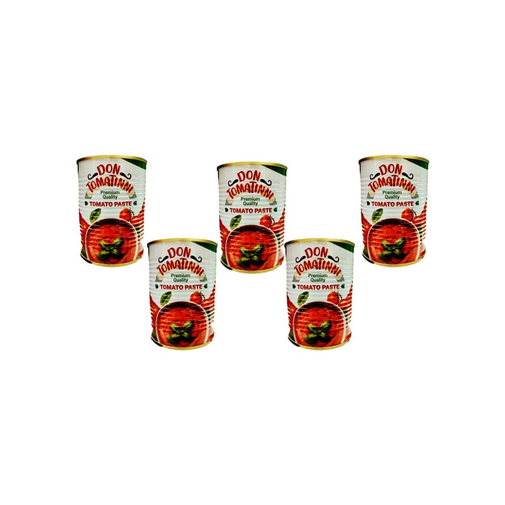 Pasta de tomate PREMIUM QUALITY Don Tomatinni (5 x 400 g / 14.10 oz) - Imagen 1