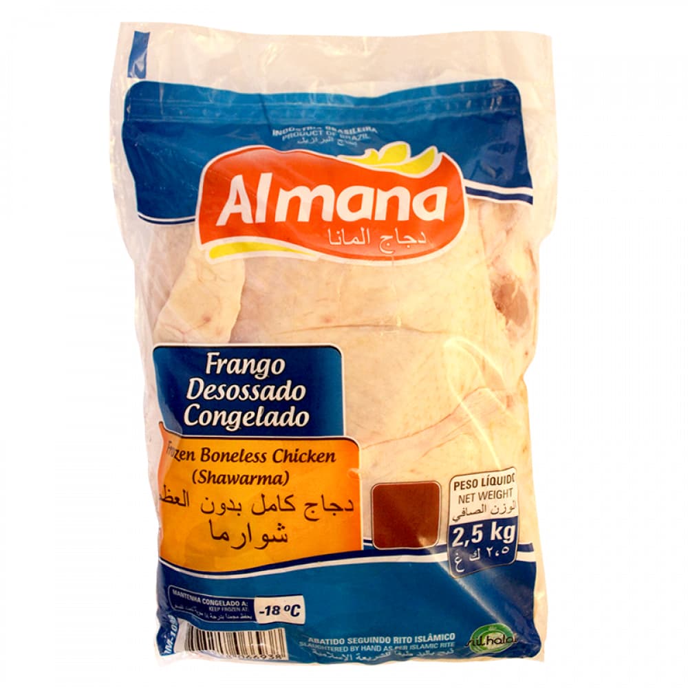 Pollo entero deshuesado Almana (2.5 kg / 5.51 lb) - Imagen 1