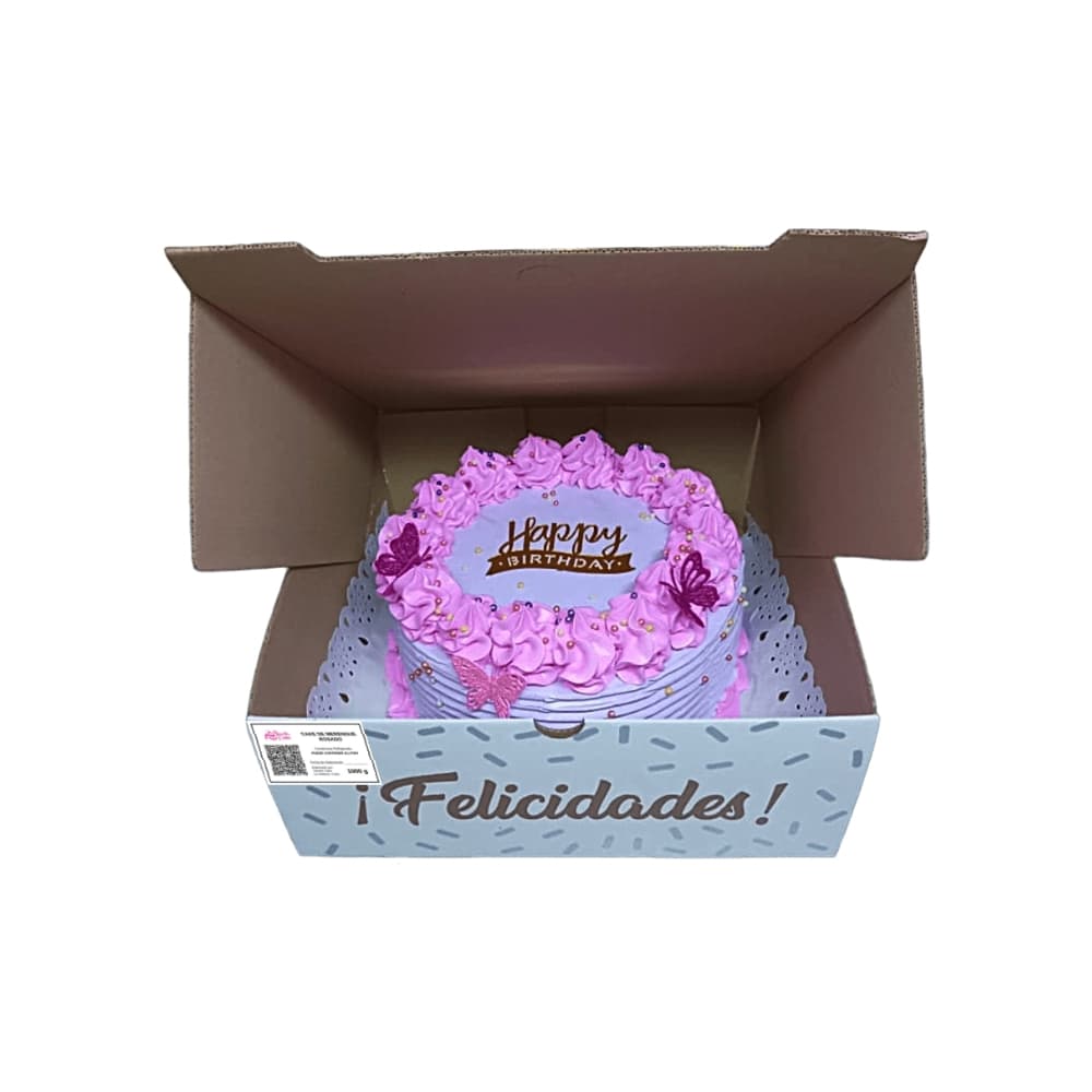 Cake de merengue rosado Yanelis Cake (6 comensales) - Miniatura 2