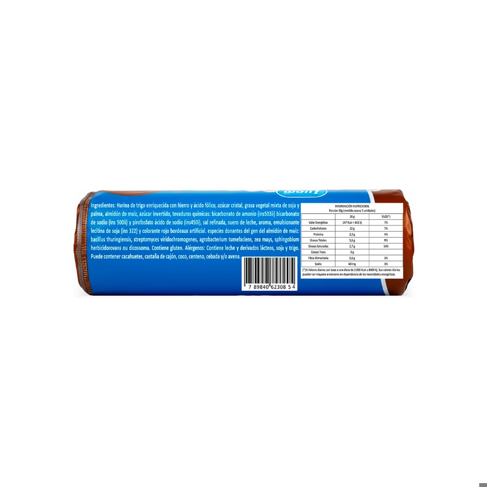 Galletas sabor chocolate rellenas sabor cereza Luanitos Luam (110 g / 3.8 oz) - Miniatura 2